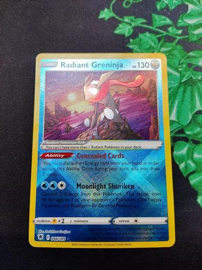 Pok Mon Tcg Karta Radiant Greninja Astral Radiance Aukro