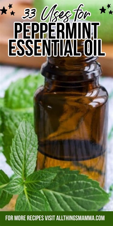 33 Uses For Peppermint Essential Oil Peppermint Essential Oil Peppermint Essential Oil