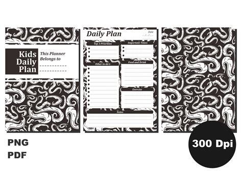 KDP - Kids Daily Plan Feather Pattern Graphic by Arief Sapta Adjie II