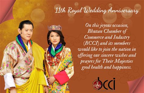 11th Royal Wedding Anniversary - Bhutan Chamber of Commerce & Industry