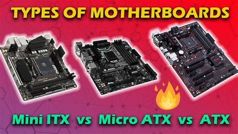 Types Of Motherboards Explained In Hindi Mini Itx Vs Micro Atx Vs Atx