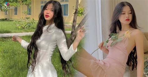 Hot girl áo dài trắng nền nã chợt biến hình thành mỹ nữ hở bạo làm CĐM ái ngại