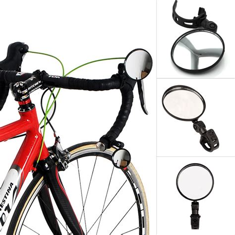 New Cycling bike bicycle mirror Universal Adjustable rear view mirror ...