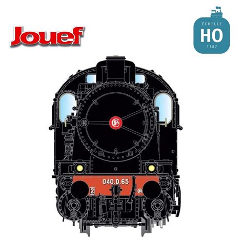 Locomotive à vapeur 040D SNCF Ep III Digital sonore HO Jouef HJ2417S