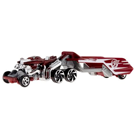 Вантажівка трейлер Hot Wheels Rad rider rig бордовий BFM60 HMG02 купити в Києві Україні за