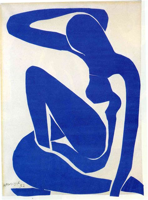 Blue Nude 1952 By Henri Matisse Artchive