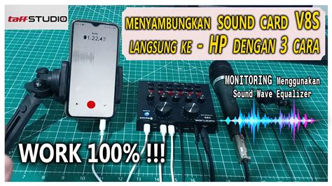 Cara Menghubungkan Soundcard V Langsung Ke Hp Dengan Cara Mudah