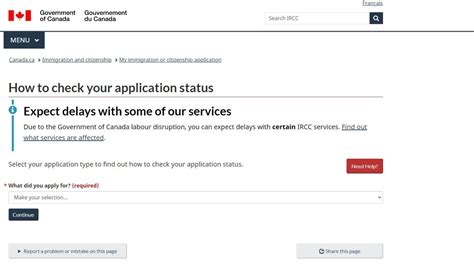 IRCC Application Status