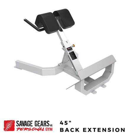 45" Back Extension Machine - Savage Gears