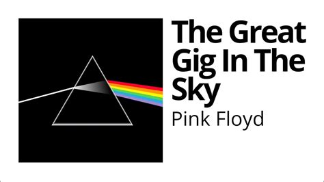 The Great Gig In The Sky By Pink Floyd Youtube