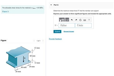 Solved The allowable shear stress for the material is τallow | Chegg.com 