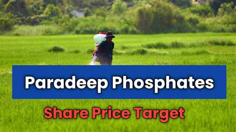 Paradeep Phosphates Limited Share Price Target 2023,2024,2025 to 2030 ...