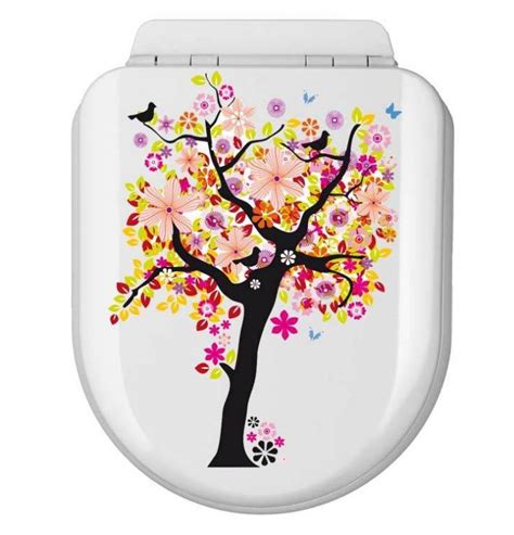 Sticker Pour Abattant De Toilettes Stickers Autocollant Pour Les Toilettes