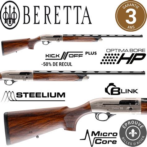 Fusil Beretta A400 Xplor Upland Bois 28 76 71cm Kick Off Plus Chasse