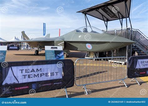 BAE Systems Full Scale Replica Tempest Sixth-Generation Jet Fighter ...