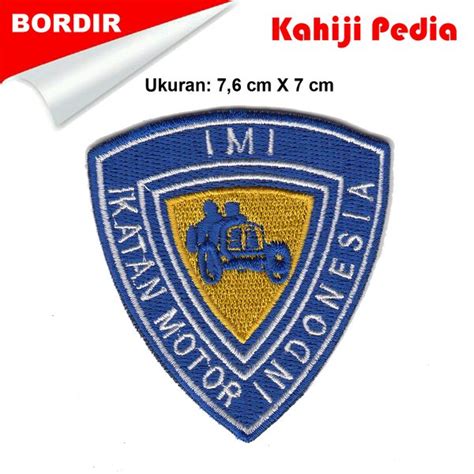 Jual Emblem Bordir Logo Bordir Bet Badge Patch Bordir IMI Di Lapak