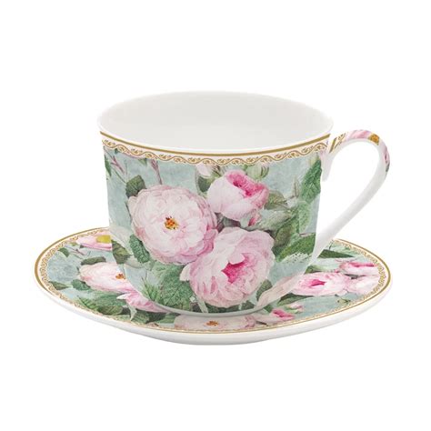 Кружка с блюдцем ROSES IN BLOOM 400 мл (R1454#ROBL) купить в ...