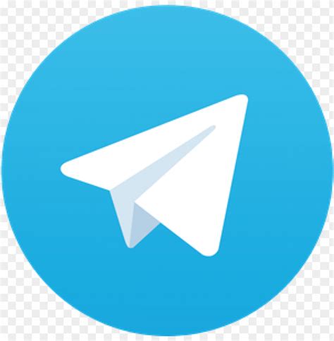 soft blue telegram logo png toppng