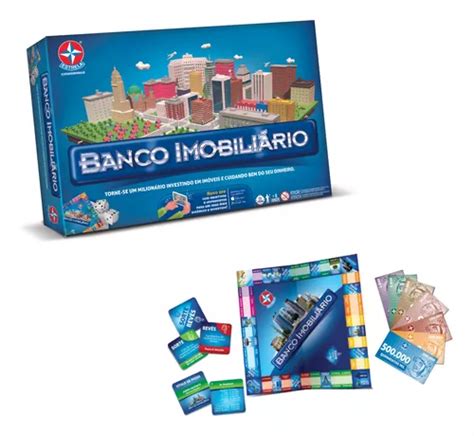 Jogo De Mesa Banco Imobiliário Aplicativo Estrela Frete grátis