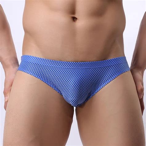 BRAVE PERSON Mens Nylon Briefs Bikini Sexy Men Underwear Briefs Shorts