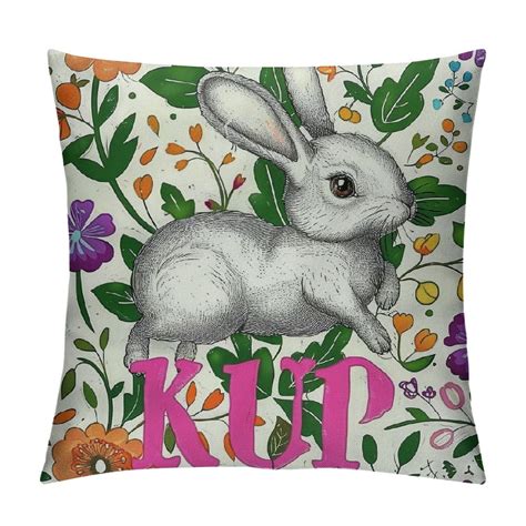 Nawypu Easter Pillow Covers Easter Decorations For Home Bunny Truck