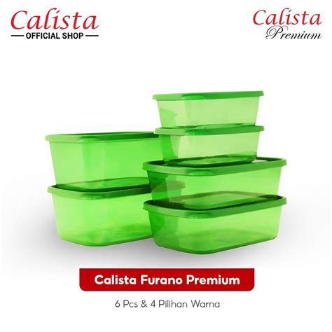 Jual TOPLES PLASTIK CALISTA FURANO PREMIUM FULL COLOUR SET 6PCS TEMPAT