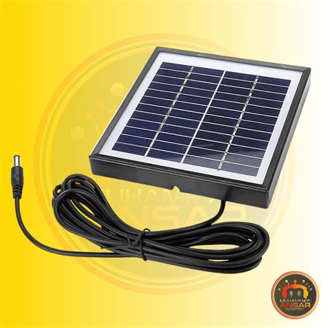 W V Solar Panel With M Cable Ma Robotic