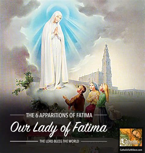 The 6 Apparitions of Fatima