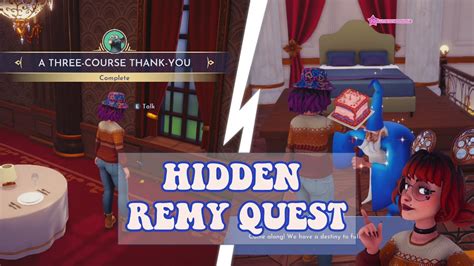 Hidden Remy Quest Guide A Three Course Thank You Disney Dreamlight