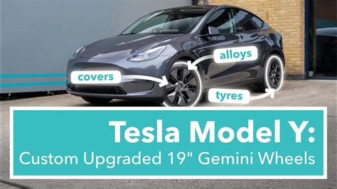 Tesla Model Y Modifying 19 Gemini Wheels Alloys Aero Covers Michelin Tyres Youtube