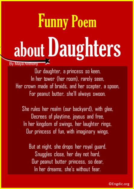 Best Funny Poems About Daughters Engdic