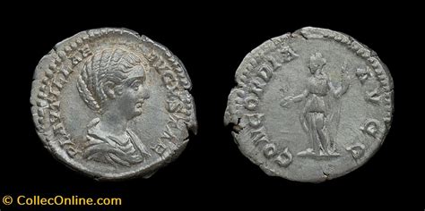 Plautilla Denarius Monnaies Antiques Romaines Imp Riales Et