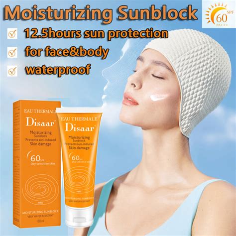 Disaar Moisturizing Waterproof Sunblock Prevents Sun Induced Skin