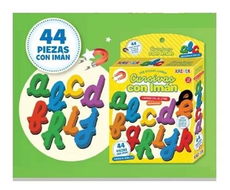 Letras Cursivas De Goma Eva Imantadas Iman Juego Didáctico 9 157 en