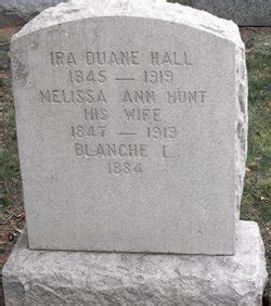 Ira Duane Hall 1845 1919 Homenaje De Find A Grave