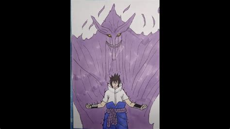 How To Draw Sasuke Uchiha Susanoo Youtube