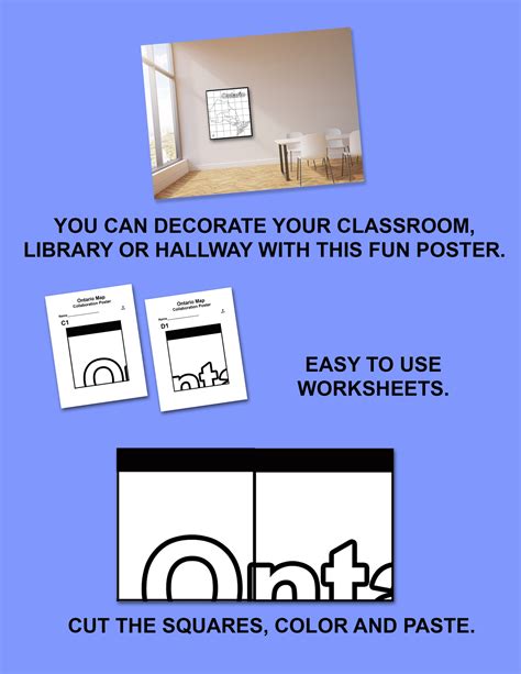 Ontario Map Collaboration Poster | Made By Teachers