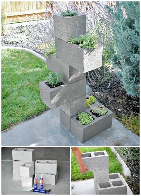 22 Diy Cinder Block Planter Ideas You Can Make Cinder Block Garden Planter Design Brick Planter