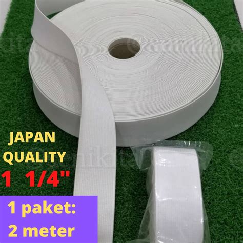 Getah Kain 1 14 Inci Getah Pinggang Japan Quality 2 Meter Per Paket