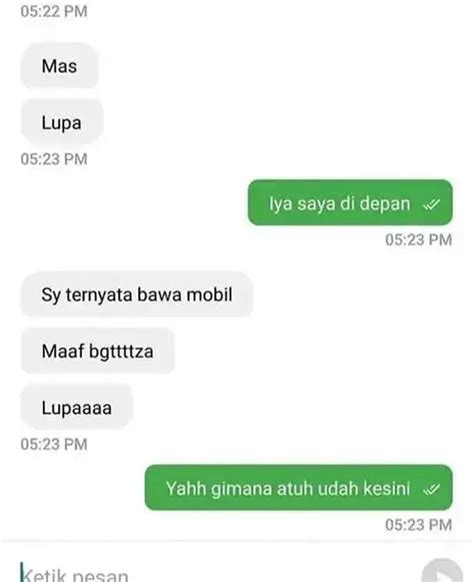 10 Chat Absurd Driver Ojek Online Ini Sampai Bikin Penumpang