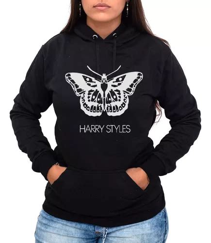 Blusa Moletom Harry Styles Cantor Mariposa Borboleta Canguru