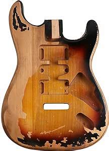 Sunsmile Relic Guitarra El Ctrica Cuerpo Strat Style Nitro Alder Diy