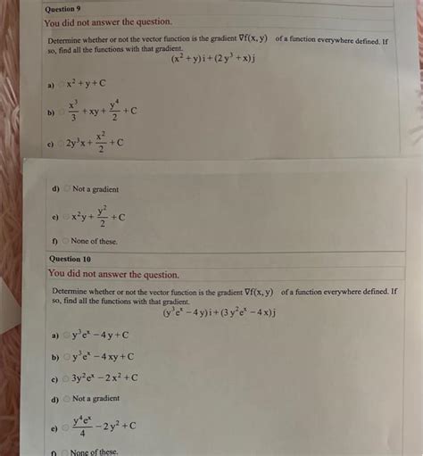 Solved Determine Whether Or Not The Vector Function Is The Chegg