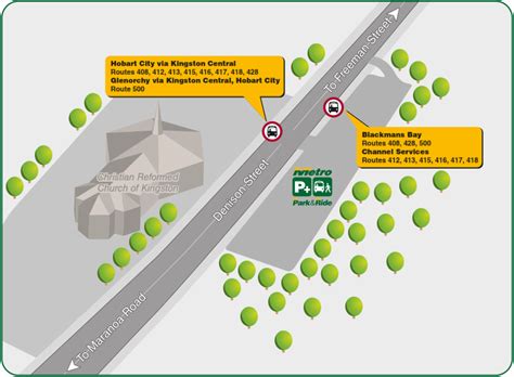 Park & Ride Locations - Metro Tasmania