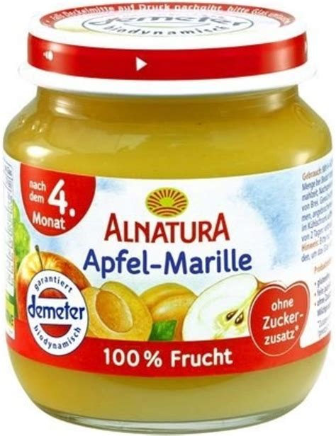 Alnatura Bio Babygl Schen Apfel Marille G Piccantino Onlineshop