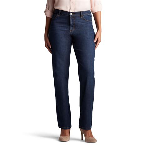 Lee Womens Relaxed Fit Straight Leg Jeans