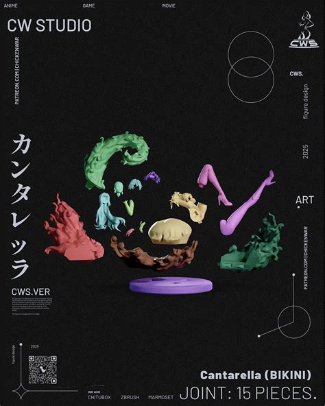 Cantarella Bikini 3D PringtingArchivo 3D para Impresión 3DCults