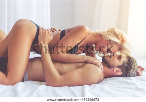 Beautiful Passionate Couple Having Sex On Stock Photo Shutterstock