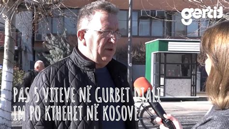 Pas 5 viteve në Gurbet djali im po kthehet në Kosovë Shqipet Në