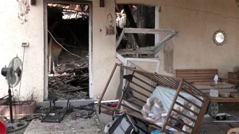 Video shows aftermath of Hamas attack on Kfar Aza kibbutz